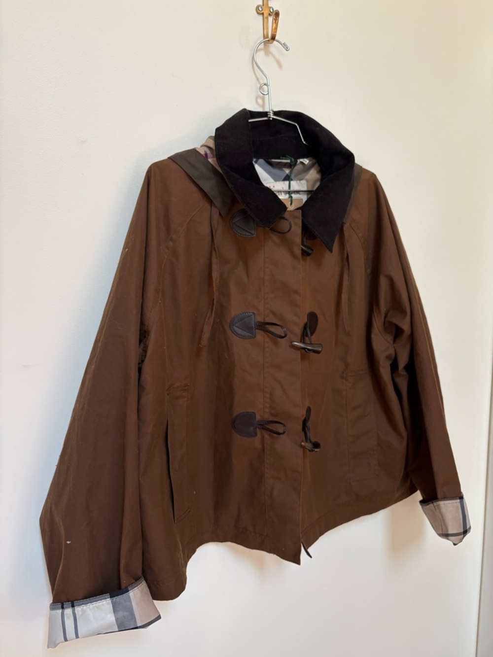NWT Barbour Women’s Myra Wax Jacket Size 14 US - Picture 4 of 16